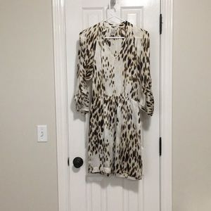 Animal print dress